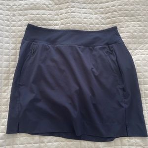 Athleta Navy Blue Workout Skirt